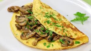 mushroom omelette