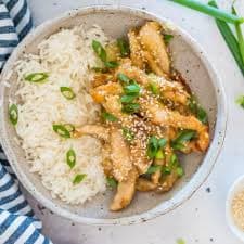 MR.J Special Citrus chicken with Rice